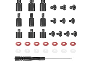 IEAWISL M.2 SSD Screws Kit, NVMe Screws for ASUS MSI Gigabyte Asrock Motherboard, 34Pcs M.2 SSD Screws Standoffs for Laptop P