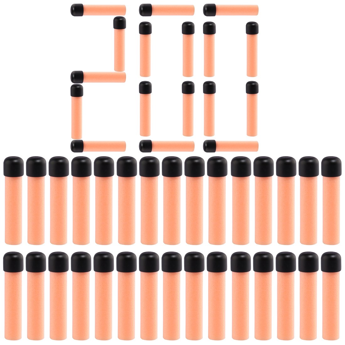 PeleusTech Refill Darts, 200-Dart 2.60x0.43inch Big