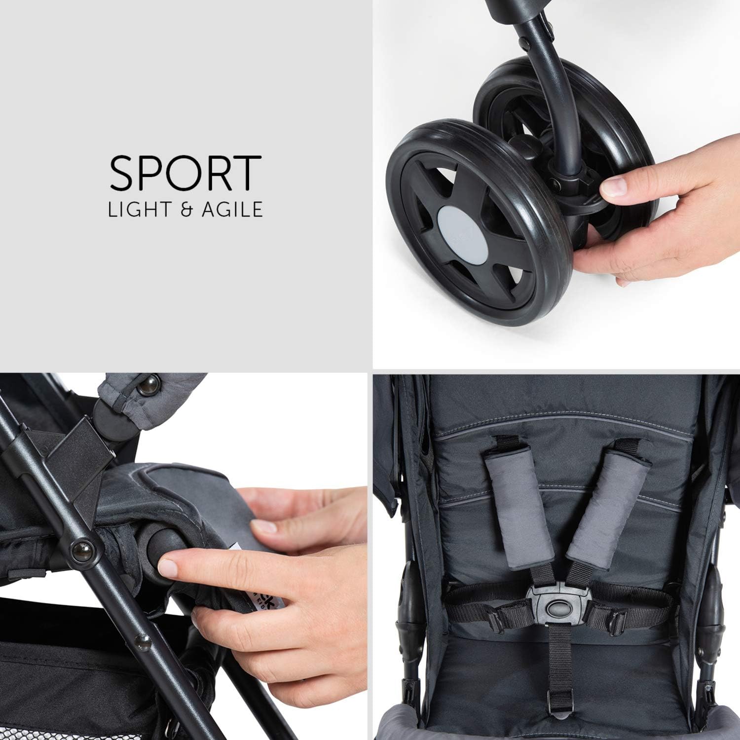 hauck sport pushchair with raincover