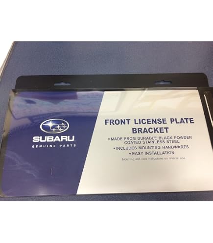 thumbnail image 2 of Subaru Genuine Pet Lover License Plate Frame SOA342L165 - Matte Black, OEM New 2 of 4