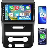 Car Stereo for Ford F150 F-150 2009 2010 2011 2012, Android 13 Car Radio 9 inch Touch Screen with Wireless CarPlay/Android Au