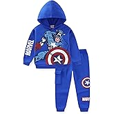 Marvel Captain America Boys Pullover Hoodie and Pants Set for Toddler and Big Kids