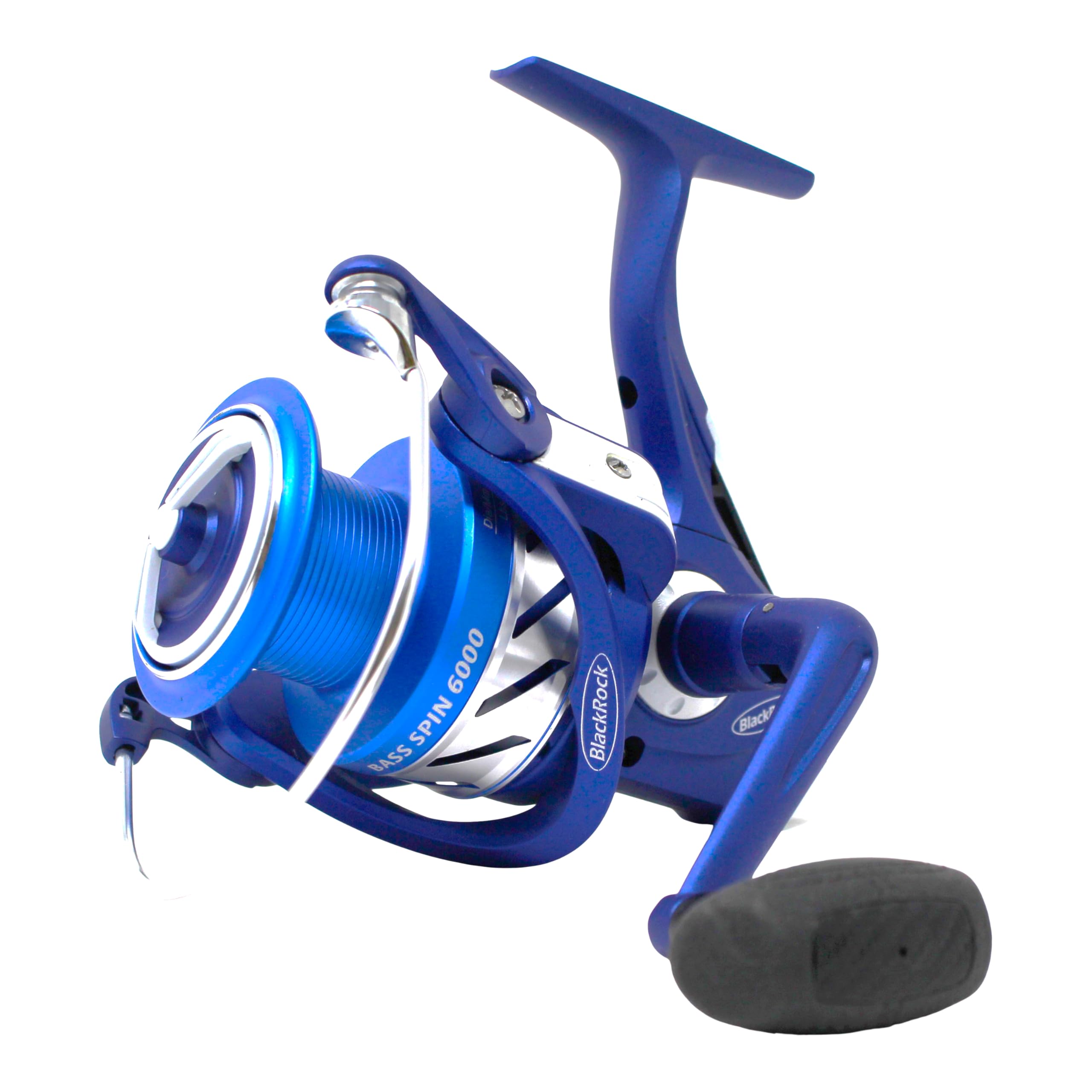 Blackrock Big Bass 7000 Surf and Spin 4 Ball Bearings (3 + 1) Front Drag Fixed Spool Sea Fishing Reel Aluminium Spool and Handle compact body large capacity - For Use on Sea & Surf