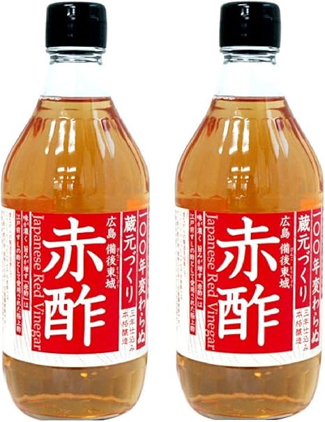 Amazon ナピア 広島 備後東城 赤酢 500ml 2本セット ナピア 酢 ビネガー 通販