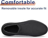 Surfing Tree Womens Walking Shoes Non Slip Breathable Slip On Size 9 Black view 5