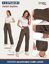 Moosehill Cargo Hiking Pants Women High Waisted