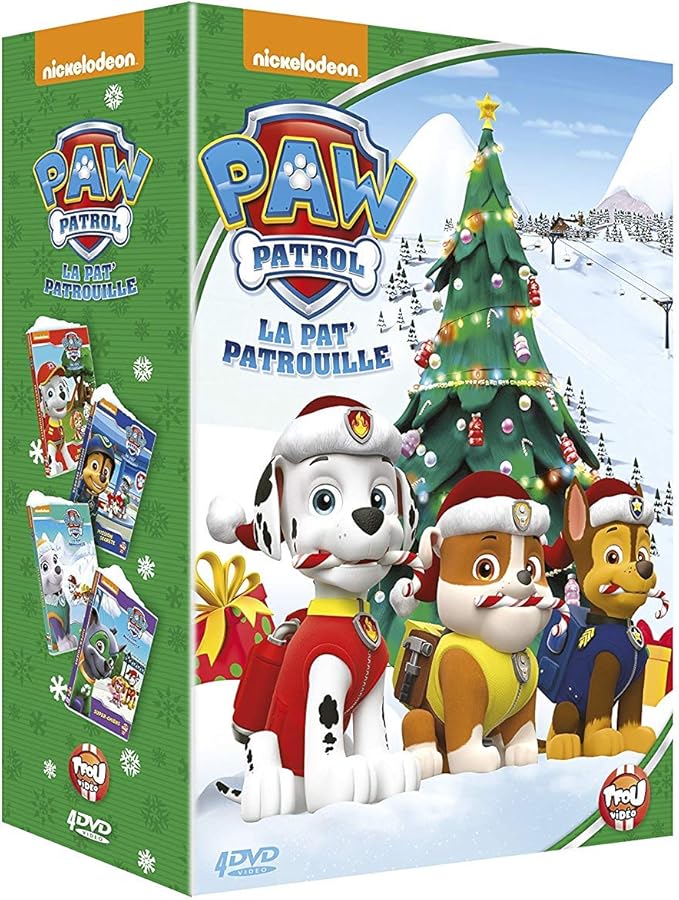 Pat' Patrouille : Le Film Amazon Prime Paw Patrol, La Pat' Patrouille-Coffret 4 DVD: DVD & Blu-ray : Amazon.fr