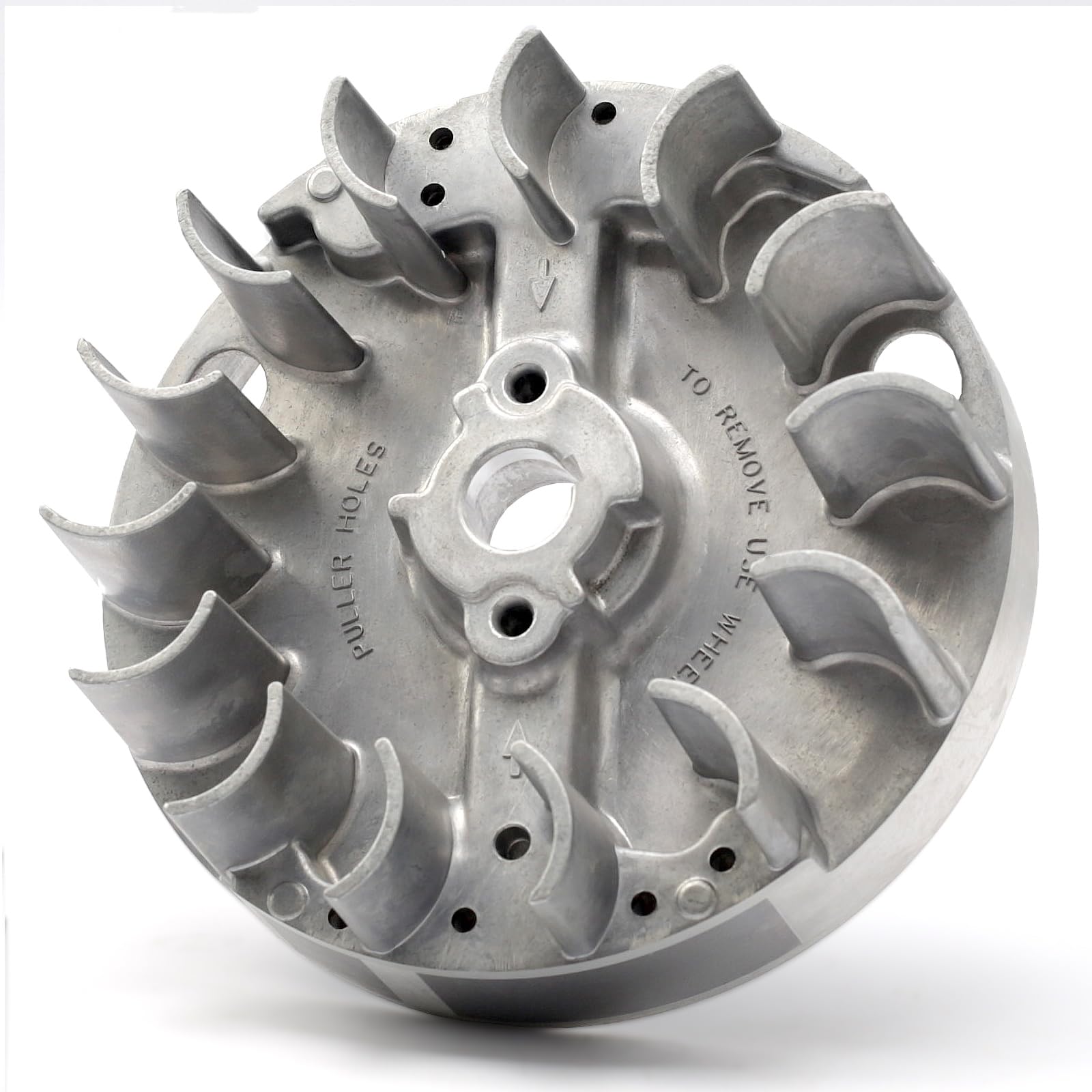 Photo 1 of 590544 Flywheel Lawn Mower Replacement Parts, compatible with Briggs & Stratton Small Engine Model 08P502/0029-H1 Parts, high-grade steel Flywheel, running as original parts