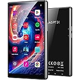 AGPTEK 5'' 128GB MP3 Player with Bluetooth and WiFi, T09 Touch Screen Andriod 13 Music Player with Spotify, Audible, YouTube, Up to 1TB(Black)