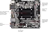 ASRock J5040-ITX Motherboard Intel Quad-Core J5040 Mini ITX DDR4 HDMI 4K view 3