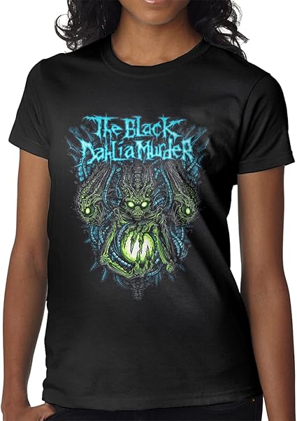 Amazon.com: The Black Dahlia Murder T Shirt Women's Summer Cotton Short Sleeves Clothes: Clothing