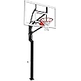 Goalsetter All-American In Ground Adjustable Basketball System with 60-Inch Glass Backboard - Multiple Rim Options