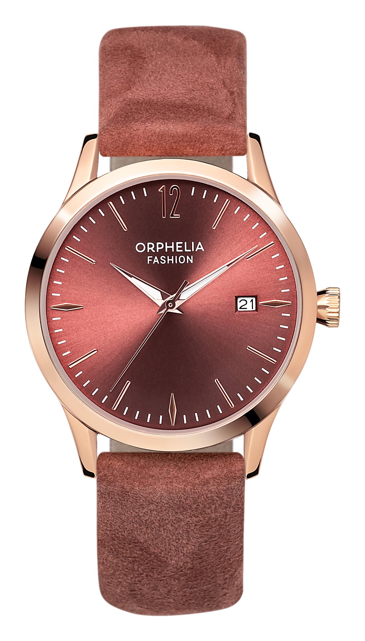 ORPHELIA Womens Analogue Classic Quartz Watch with Leather Strap OF714820