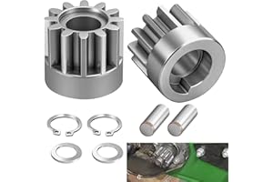 R-2485-LH R-2485-RH R-2261 Lawn Sweeper Wheel Drive Pinion Kit, Compatible with JD Groundwork 42 inch Lawn Sweeper, Include G