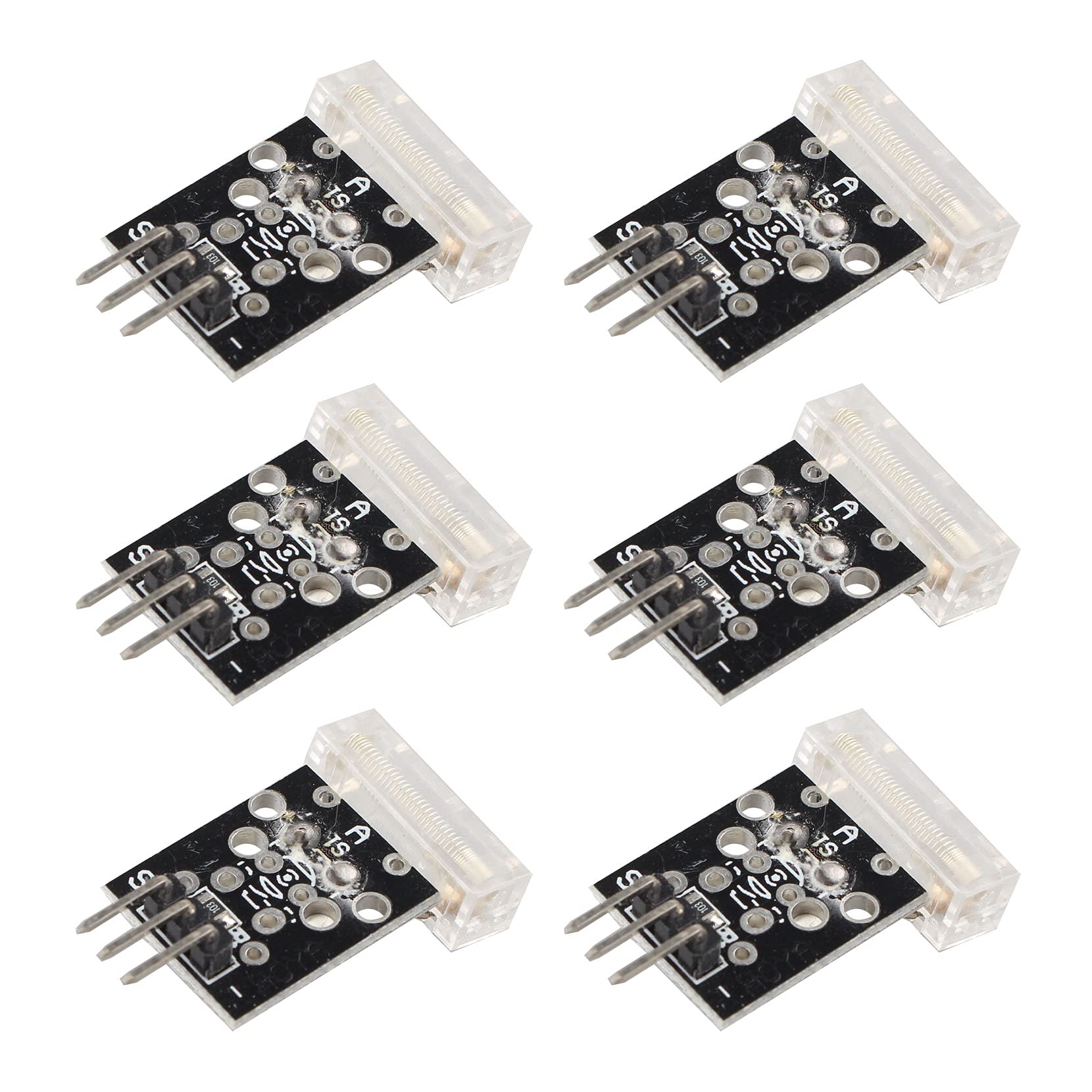 Jopto 6PCS KY-031 Vibration Knock Sensor Module Collision Sensor Percussion Knock Sensor Module DIY