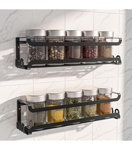 Amazon.com: Zevro Zero Gravity Magnetic Spice Rack with 12