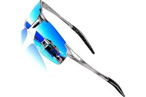 ROCKNIGHT Driving HD Polarized UV400 Protection Ultra light Al-Mg Golf Fishing Outdoor Sunglasses