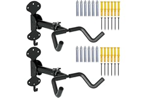 Urban Deco Bike Wall Mount 2pcs Bike Hanger 66lbs Load Capacity Extendable 6in Bike Rack Garage Sturdy Design Space-Saving Ho