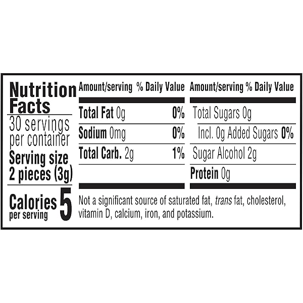 DENTYNE ICE PEPPERMINT SUGAR-FREE CHEWING GUM, 6 BOTTLES OF 60 PIECES (360 TOTAL PIECES)