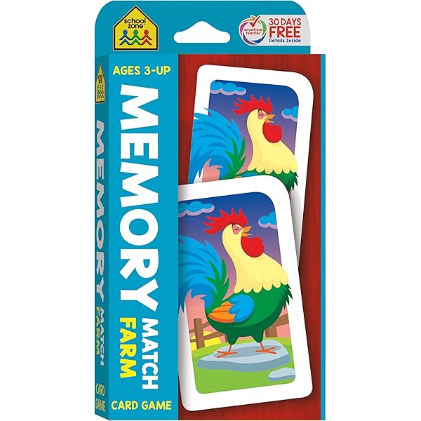 Kids Memory Matching Game 72 Piece Animal Memory Matching Game For Kids ...