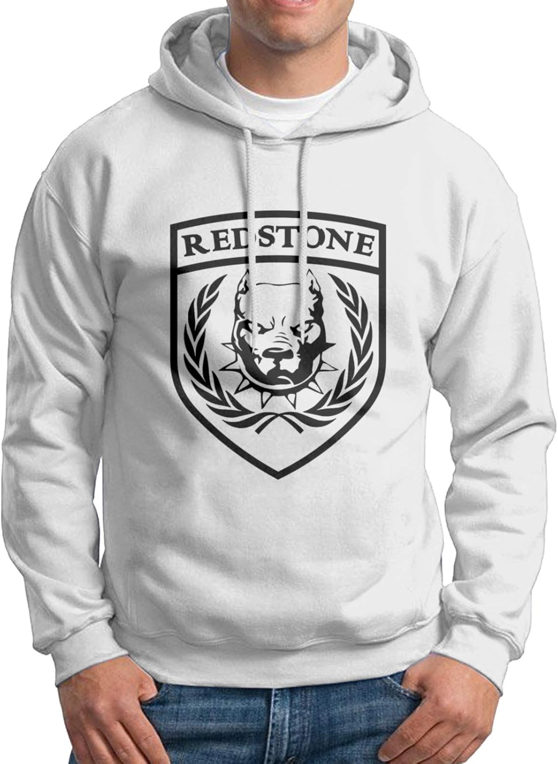 BSUUJCGF American Bully Logo Mens Hunting Breathable and Soft Hoodie Front Print Sportswear at