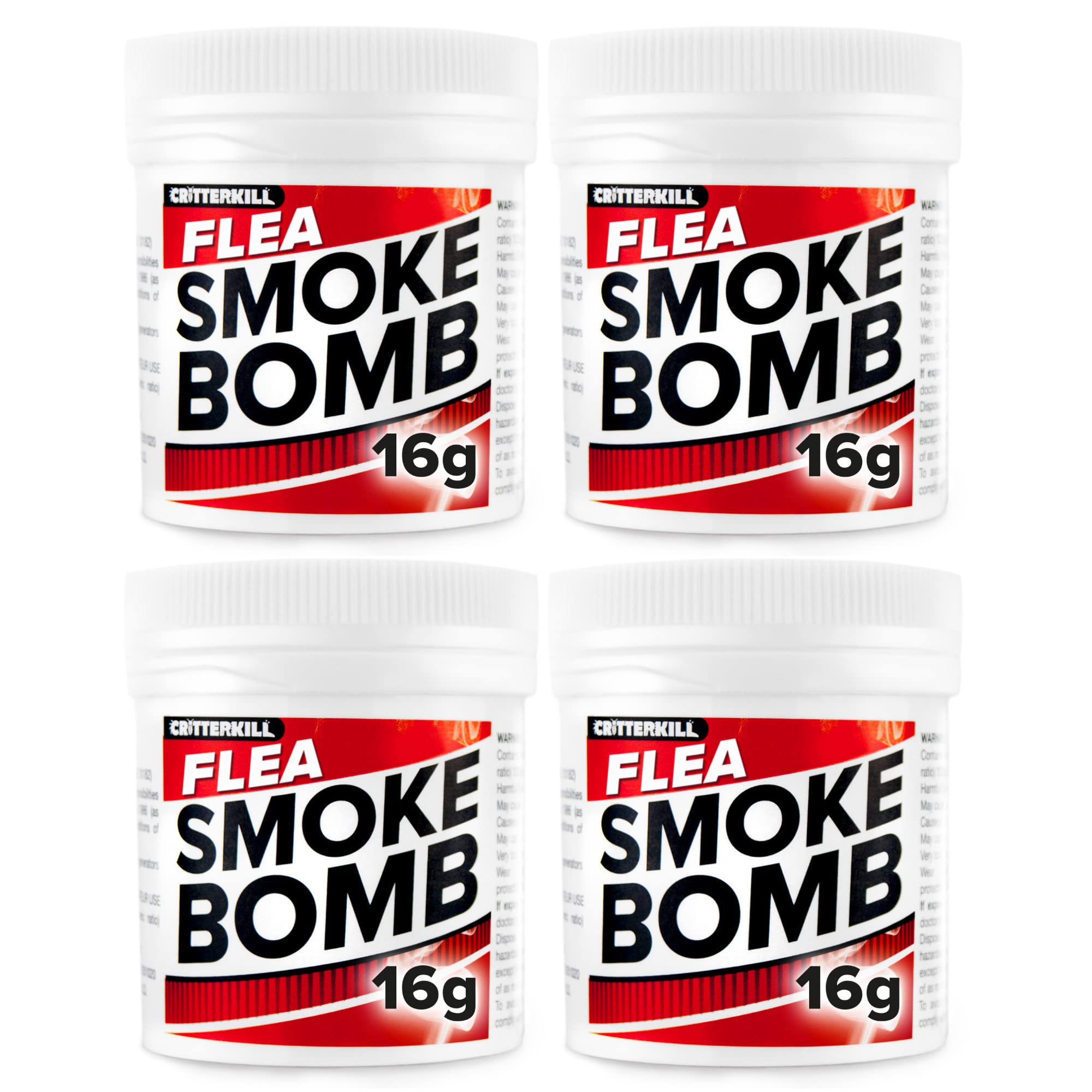 Professional Strength 15g Flea Smoke Bomb Fogger Fumigator Smoke | Kills Fleas (4)