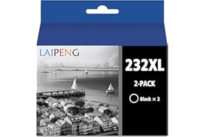 232XL T232XL Black Ink Cartridge Remanufactured for Epson 232XL 232 Ink Cartridges for Expression Home XP-4200 XP-4205 Workfo