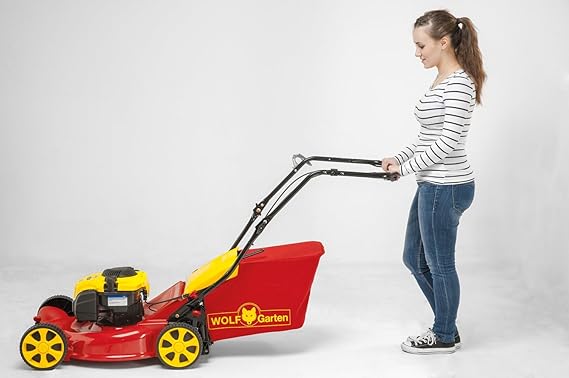 Wolf Garten Benzinrasenmaher Mit Radantrieb S 5300 A 12a Po5m650 Amazon De Garten