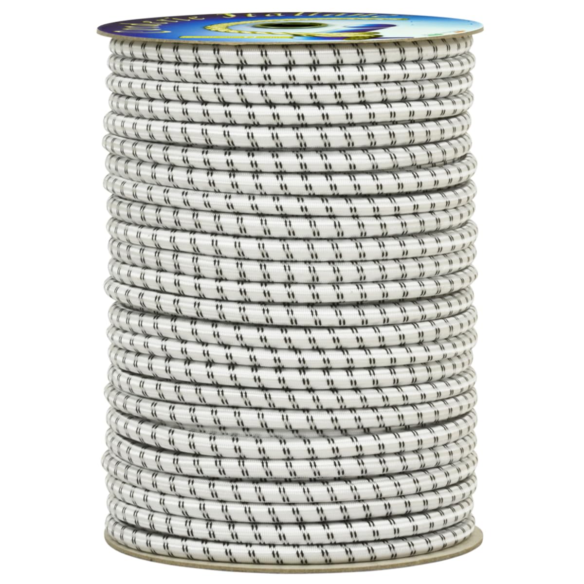 Corderie Italiane 6005087 – 00 Braid Elastic, 8 mm-50 MT, White, Colour: White