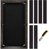 Pool Table Felt Billiard Felt Cloth Pool Table Felt Replacement Kit Parts | with 6 Pcs Cloth Strips and Staple Remover
