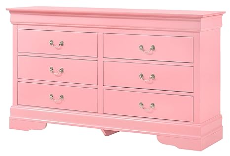 Amazon Com Glory Furniture Louisphillipe G02104 D Pink