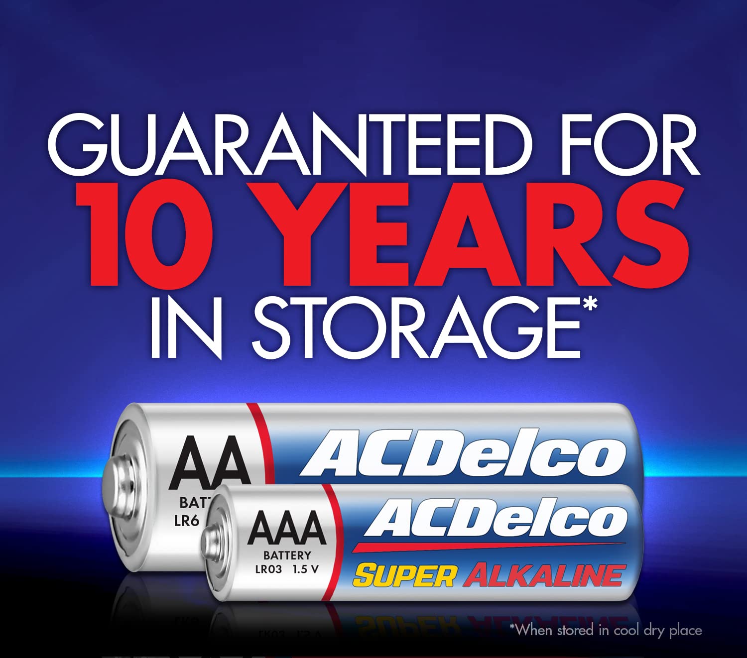 ACDelco AA and AAA 200-Count Combo Pack Super Alkaline Batteries, 100-Count Each, 10-Year Shelf Life, Reclosable Packaging