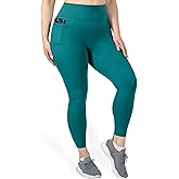 SereneFit Yoga Pants with Pockets for Women Tummy Control High Waisted Buttery Soft Gym Leggings Workout Clothes for Women