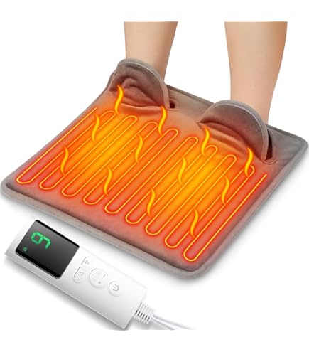 Electric Foot Warmer, Luxury Faux Fur Heating Pad India