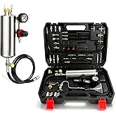 MR CARTOOL Fuel Injector Cleaner Kit for Catalytic Converter/Intake Valve | Gasoline System No-Dismantle Cleaning in 20min, 150PSI High/Low Cleaning Modes, 1000ml Tank, 32 Adapters Asian/US/EU Cars