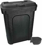 Elito Home & Garden Dry Pet Food Storage Container 30L Black with Scoop