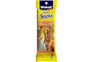 Vitakraft Cockatiel Treat Sticks - Apple and Honey - 3.5oz