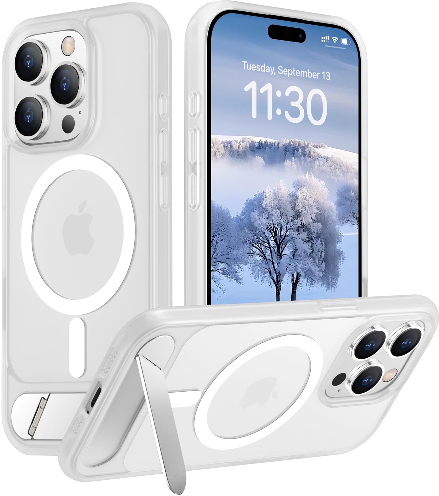 Temdan Magnetic Compatible with iPhone 15 Pro Max Case, [Built-in ...