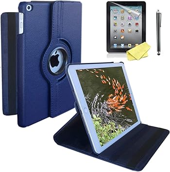 Amazon Com Trendmart Ipad Case Cover Rotating Stand With Wake Up
