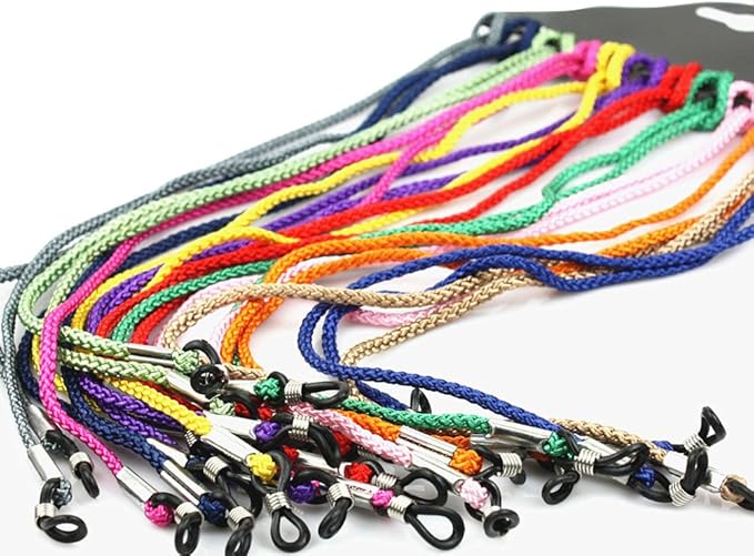 24 Packs of Colored Thicken Eyeglasses Straps Eyeglasses Frame Holder