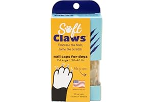 Soft Claws Dog Nail Caps Take Home Kit, X-Large, Natural