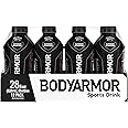 BODYARMOR Sports Drink Sports Beverage, Blackout Berry, Coconut Water Hydration, Natural Flavors With Vitamins, Potassium-Packed Electrolytes, Perfect For Athletes, 28 Fl Oz (Pack of 12)