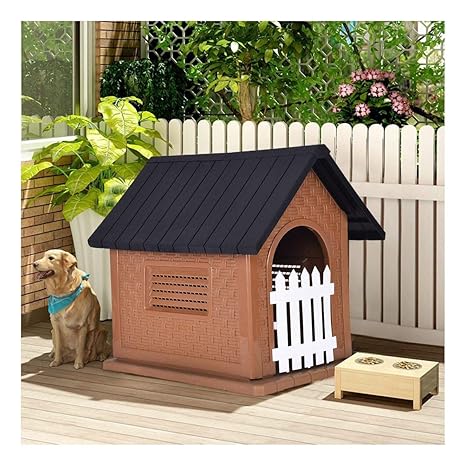 Amazon Com Cnniuha Plastic Dog House Waterproof Ventilate