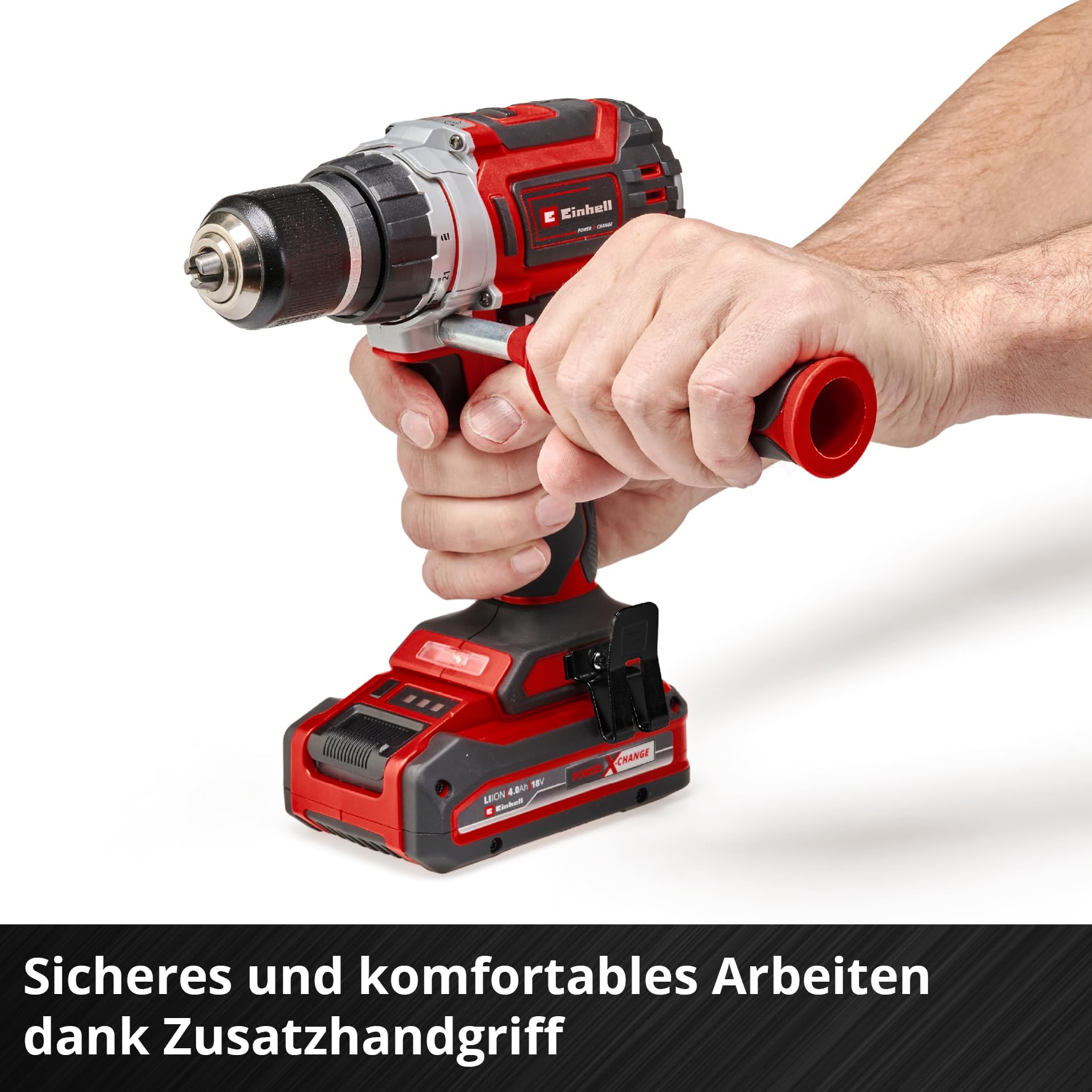 Einhell Professional Akku-Bohrschrauber TP-CD 18/60 Li BL - Solo Power X-Change (Li-Ion, 18 V, bürstenloser Motor, 13mm-Metallbohrfutter, 2-Gang-Getriebe, ohne Akku und Ladegerät) 7