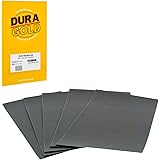Dura-Gold Premium 800 Grit Wet or Dry Sandpaper Sheets, 5-1/2" x 9", Box of 25 - Car Color Sanding, Detailing, Polishing Auto
