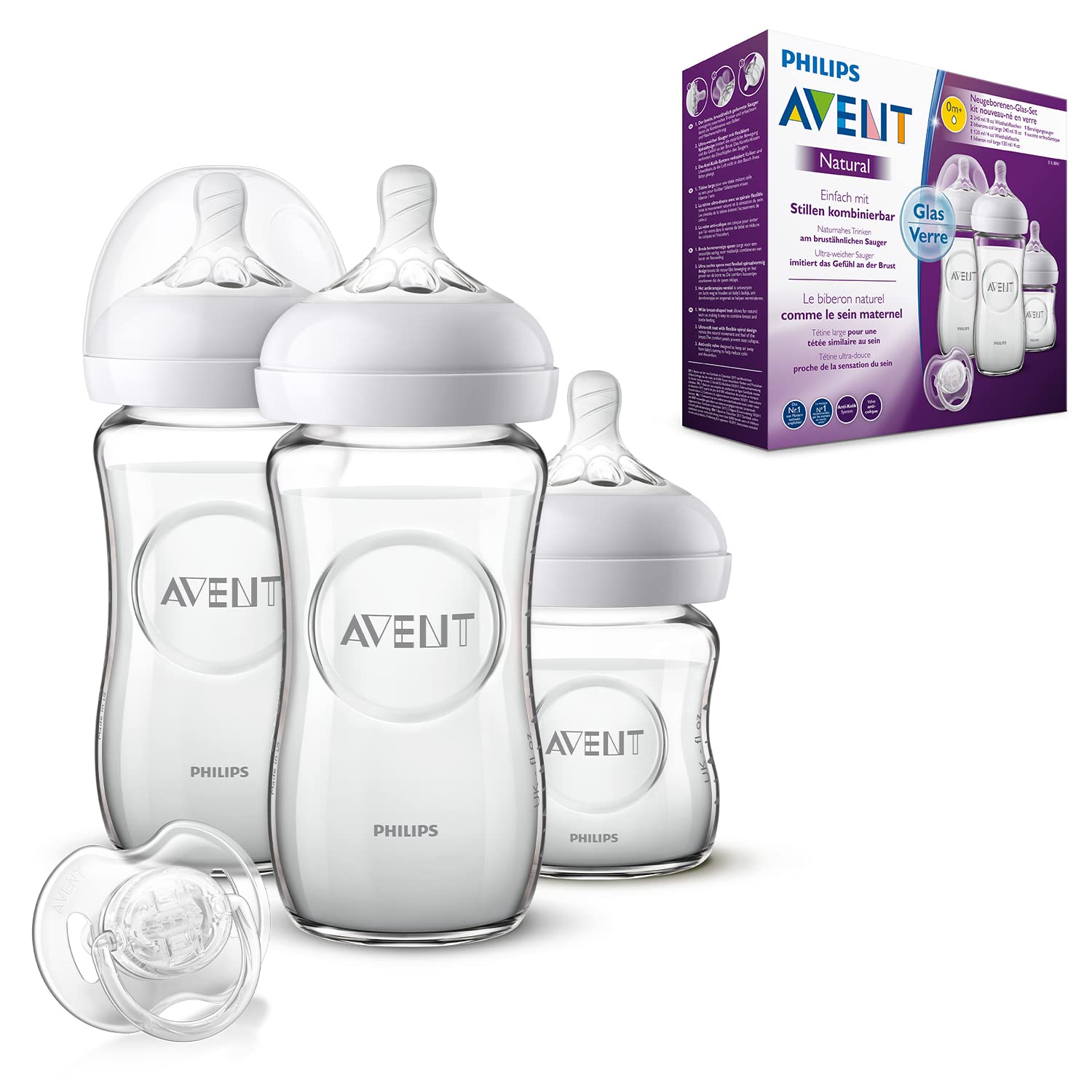 Philips Avent Newborn Natural Starter Set (Model SCD303/01)
