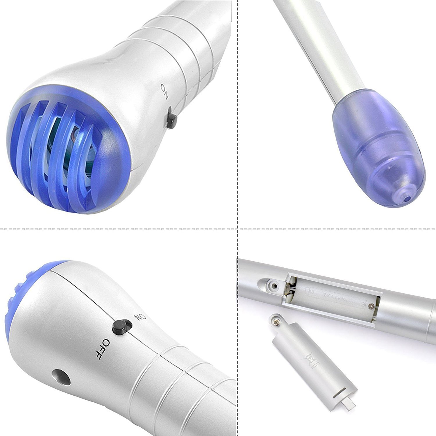 ixaer Electronic Drumsticks-1 Pair Lightweight Rhythm Sticks Electronic Drum Sticks Musical Party Gimmick Kid Toy Christmas Gift for Children