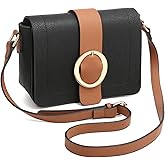 Women Vegan Leather Crossbody Shoulder Bags Fashion Purses Structured Messenger Bags