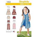 Simplicity Easy to Sew Girl's Dress, Top, Pants or