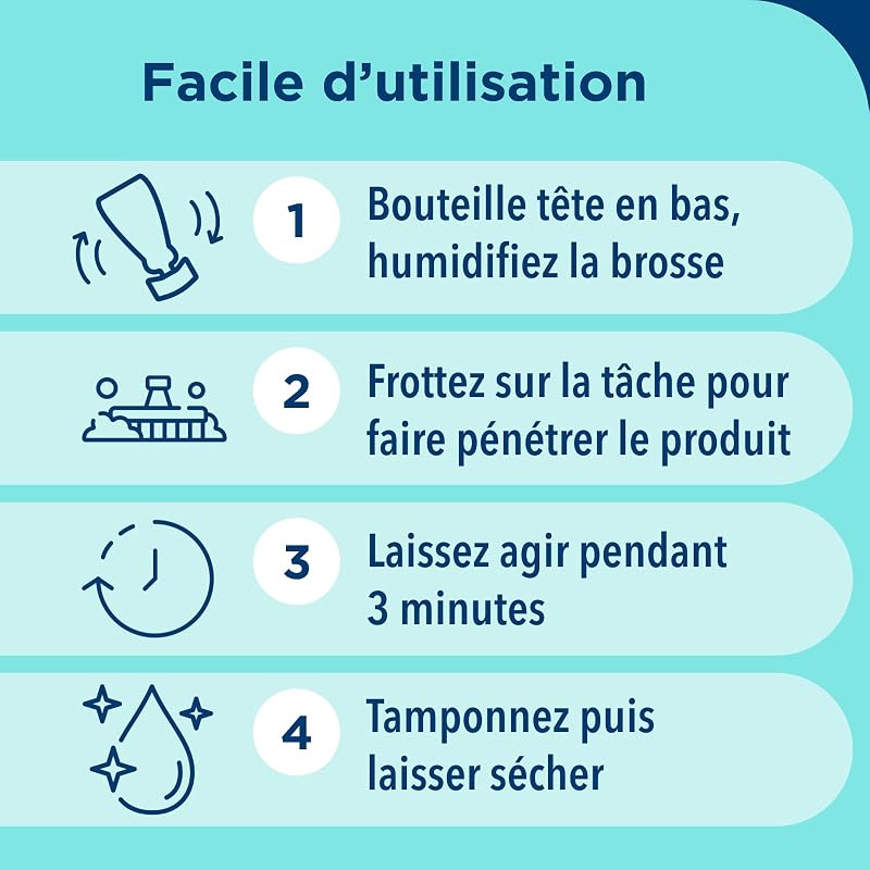 - Détachant et Brosse Tapis & Moquette - 650 ml